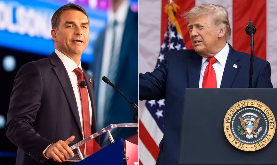 Trump divulga agenda sem Flávio, e viagem a Washington vira teste de força para pré-campanha